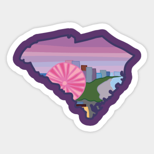 South Carolina by Courtney Graben Sticker